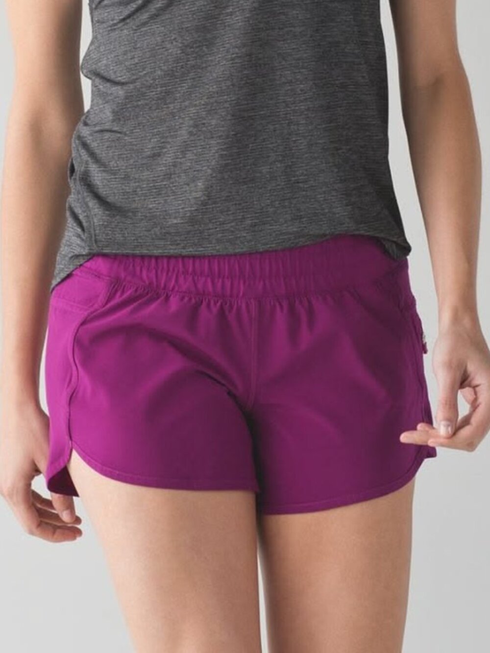Lululemon Athletica Women's Tracker Short IV in Deep Fuschia Size 4